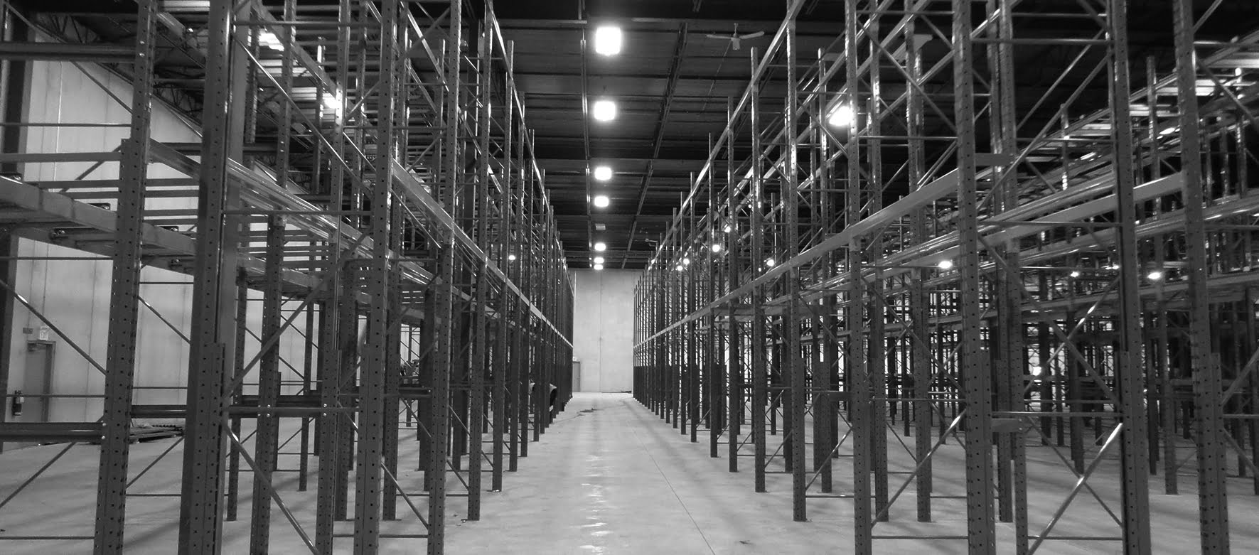 Storehouse Reference Large modern storehouse with some goods - DadeLift Parts & Equipment